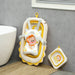 Foldable Baby Bath Tub Set with Bath Cushion in Yellow - Little and Giant Explorers AIYAPLAY