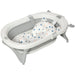 Foldable Baby Bathtub Set with Thermostatic Water Plug - Little and Giant Explorers HOMCOM