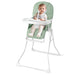 Foldable Baby High Chair – Green | Adjustable Tray and Footrest COSTWAY - Little and Giant Explorers Costway