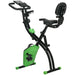 Indoor Exercise Bike | 8-Level Resistance with LCD Monitor and Tension Ropes - Little and Giant Explorers HOMCOM