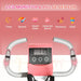 Foldable Exercise Bike with Magnetic Resistance - Pink | LCD Monitor and Tension Ropes HOMCOM - Little and Giant Explorers HOMCOM