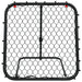 Football Rebounder - Adjustable in Black (84 x 73 x 60-80cm) - Little and Giant Explorers vidaXL