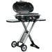 Foldable Gas BBQ Grill Trolley with Thermometer - Little and Giant Explorers Outsunny