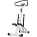 Foldable Hydraulic Stepper Machine - White | 12-Level Resistance - LCD Monitor SPORTNOW - Little and Giant Explorers SPORTNOW