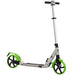 Foldable Kick Scooter – Green | Aluminium Frame - Adjustable Handlebar and Rear Brake HOMCOM - Little and Giant Explorers HOMCOM