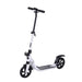 Foldable Kick Scooter | Adult and Teen Commuter Scooter (White Edition) - Little and Giant Explorers HOMCOM