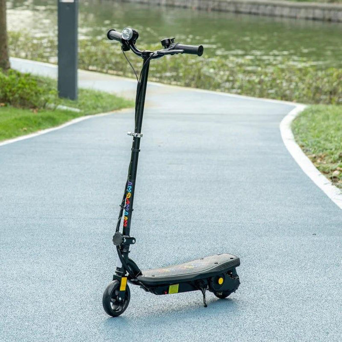 Foldable Electric Scooter, with LED Headlight - Little and Giant Explorers HOMCOM