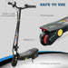 Foldable Electric Scooter, with LED Headlight - Little and Giant Explorers HOMCOM