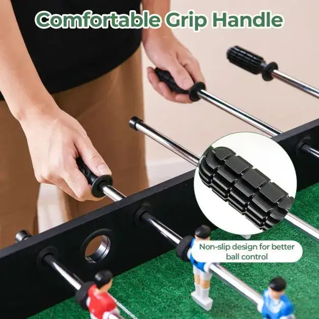 Foldable Kids Foosball Table – Multi-Colour | H-Shaped Base and Anti-Slip Handles COSTWAY - Little and Giant Explorers Costway