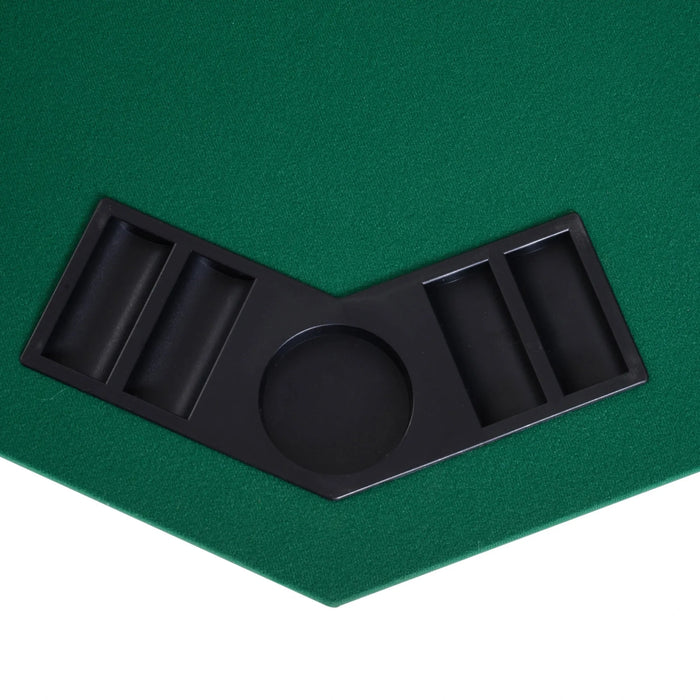 Foldable Poker Table Top for 8 Players 1.2m - Little and Giant Explorers HOMCOM