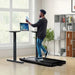 Foldable Treadmill - Black | 2.25HP Under Desk Walking Pad - LED Display COSTWAY - Little and Giant Explorers Costway