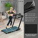 Foldable Treadmill - Black | 2.25HP Under Desk Walking Pad - LED Display COSTWAY - Little and Giant Explorers Costway