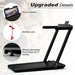 Foldable Treadmill - Black | 2.25HP Under Desk Walking Pad - LED Display COSTWAY - Little and Giant Explorers Costway