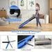 Foldable Treadmill - Navy | 2.25HP Under Desk Walking Pad - LED Display COSTWAY - Little and Giant Explorers Costway
