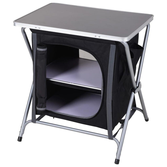 Folding Camping Cabinet in Black - Little and Giant Explorers Redcliffs