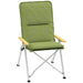 Portable Camping Chair with Padded Seat and Carry Bag in Green - Little and Giant Explorers Outsunny