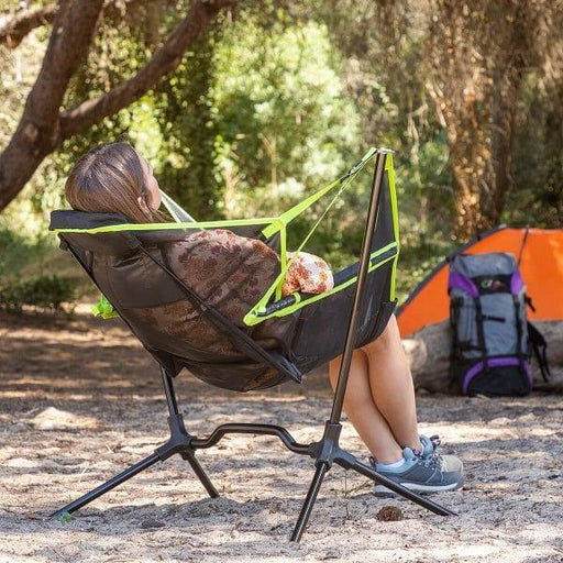 Folding Camping Chair with Swing - Little and Giant Explorers InnovaGoods