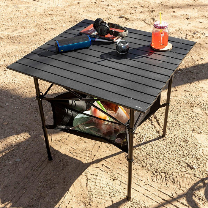 Folding Camping Table with Basket and Cover - Little and Giant Explorers InnovaGoods