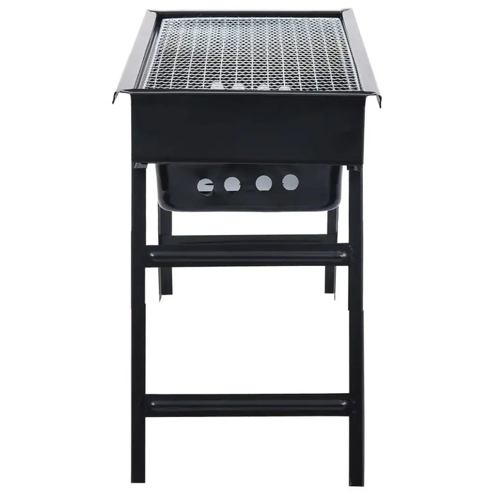 Folding Charcoal BBQ Grill | Portable Outdoor Barbecue - Folding Steel Tabletop VIDAXL - Little and Giant Explorers vidaXL