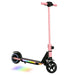 Folding Electric Scooter with LED Colourful Lights and Display in Pink - Little and Giant Explorers SPORTNOW