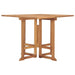 Folding Garden Dining Table in Solid Teak Wood - Little and Giant Explorers vidaXL