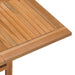 Folding Garden Dining Table in Solid Teak Wood - Little and Giant Explorers vidaXL