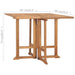 Folding Garden Dining Table in Solid Teak Wood - Little and Giant Explorers vidaXL