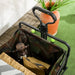 Folding Garden Trolley – Camouflage | 95L Capacity - Telescopic Handle OUTSUNNY - Little and Giant Explorers Outsunny
