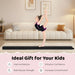 Folding Gymnastics Balance Beam – Black | 210cm Long - Foldable and Portable COSTWAY - Little and Giant Explorers Costway
