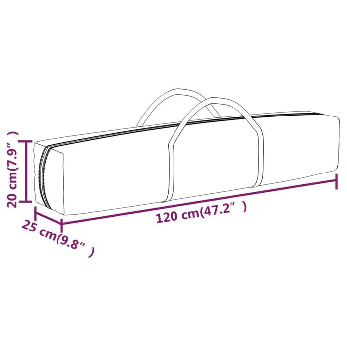 Folding Party Tent with Sidewalls in Taupe (3 x 3m) - Little and Giant Explorers vidaXL