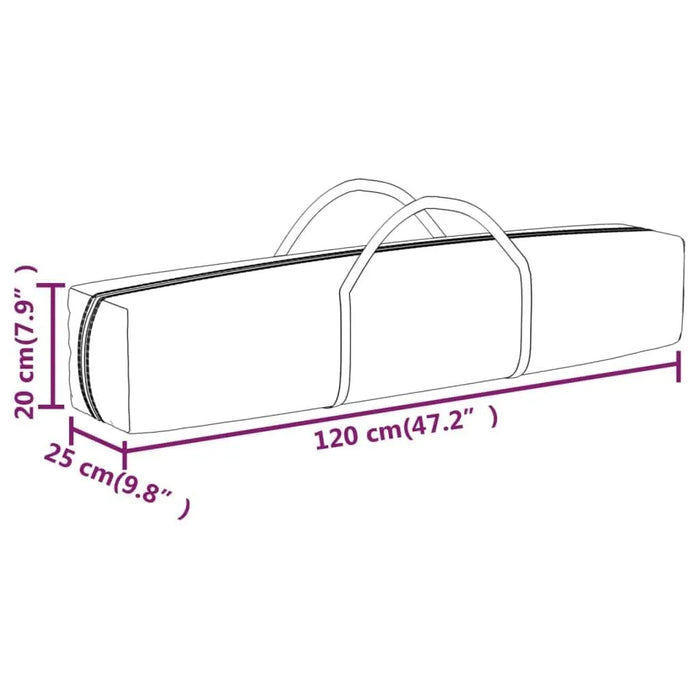 Folding Party Tent with Sidewalls in Taupe (3 x 3m) - Little and Giant Explorers vidaXL