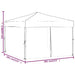 Folding Party Tent with Sidewalls in Taupe (3 x 3m) - Little and Giant Explorers vidaXL