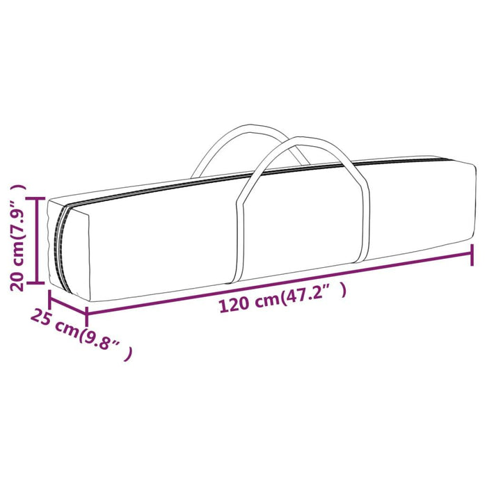 Folding Party Tent with Sidewalls in Taupe (3 x 6m) - Little and Giant Explorers vidaXL