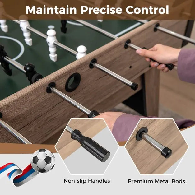 Foosball Table - Arcade Football - Game Table - Little and Giant Explorers Costway