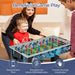 Foosball Table – Black | Adjustable Height - Non-Slip Handles COSTWAY - Little and Giant Explorers Costway