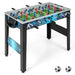 Foosball Table – Black | Adjustable Height - Non-Slip Handles COSTWAY - Little and Giant Explorers Costway