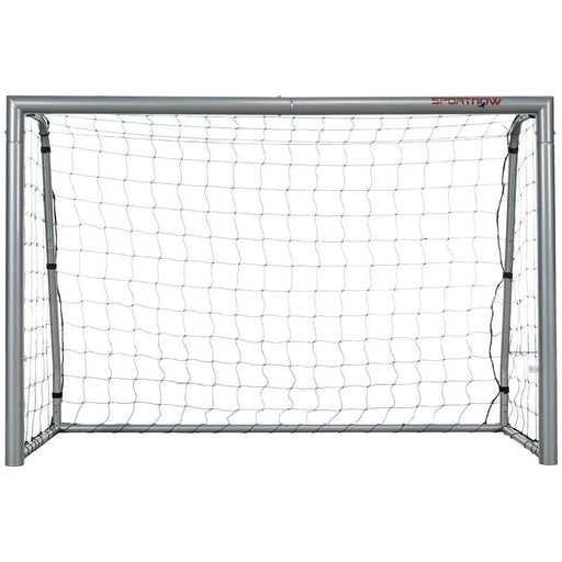 Football Goal and Net in Grey (160 x 240 x 85cm) - Little and Giant Explorers SPORTNOW