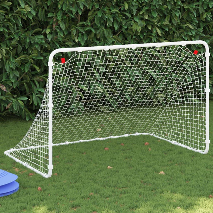 Football Goal in White (122 x 81 x 81cm) - Little and Giant Explorers vidaXL