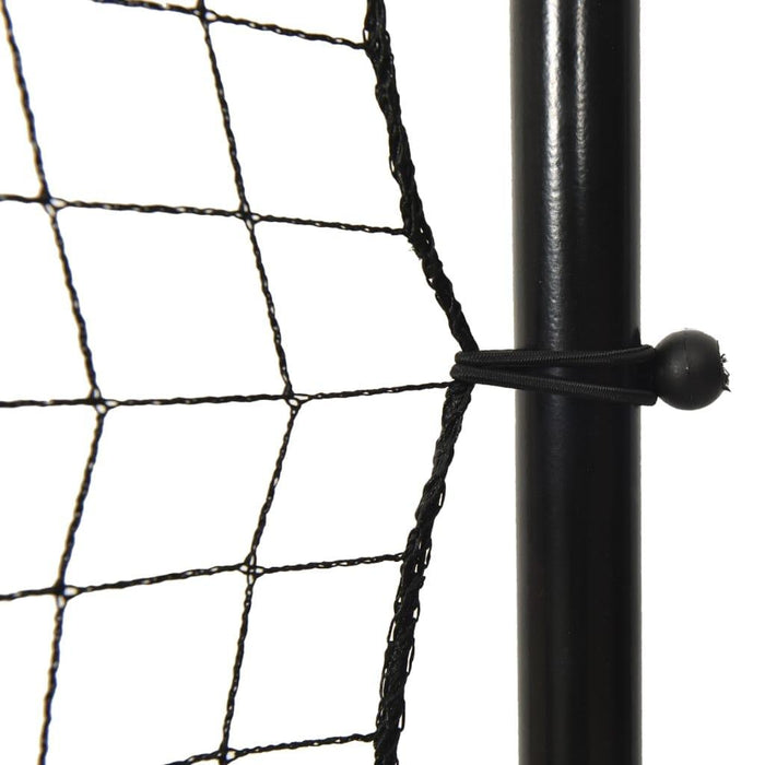 Football Rebounder Net in Black (366 x 90 x 183cm) - Little and Giant Explorers vidaXL