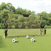 Football Rebounder Net in Black and Yellow (183 x 85 x 120cm) - Little and Giant Explorers vidaXL