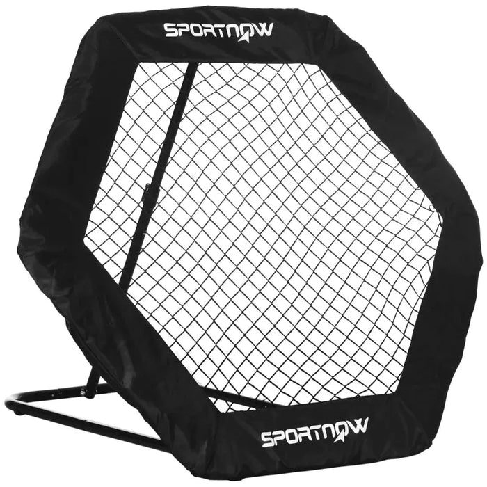 Football Rebounder Net with 5 Adjustable Angles - Little and Giant Explorers SPORTNOW