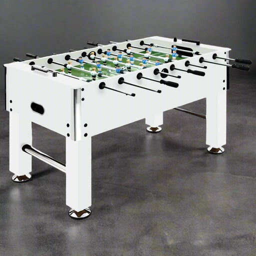 Foosball Table Steel in White - Little and Giant Explorers vidaXL