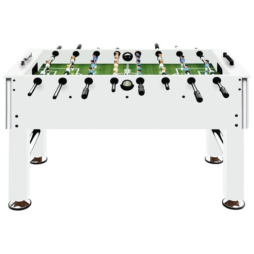 Foosball Table Steel in White - Little and Giant Explorers vidaXL