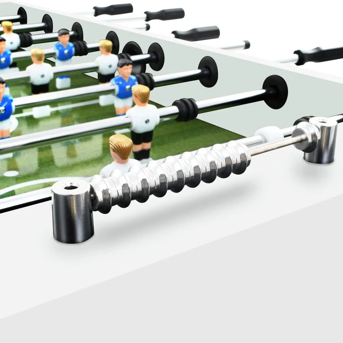 Foosball Table Steel in White - Little and Giant Explorers vidaXL