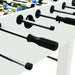 Foosball Table Steel in White - Little and Giant Explorers vidaXL