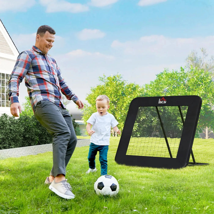 Football Training Net Target Goal with Adjustable Angles - Little and Giant Explorers HOMCOM