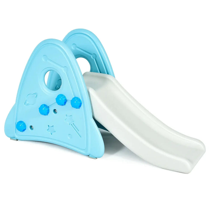 Freestanding Baby Slide Blue | Anti-Skid Design with Triangular Structure - Little and Giant Explorers Costway