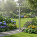 Garden Water Column in Stainless Steel 65cm - Little and Giant Explorers vidaXL