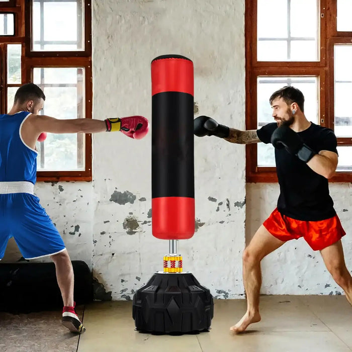 Freestanding Punching Bag – 180cm Kickboxing Bag | Shock Absorbing COSTWAY - Little and Giant Explorers Costway