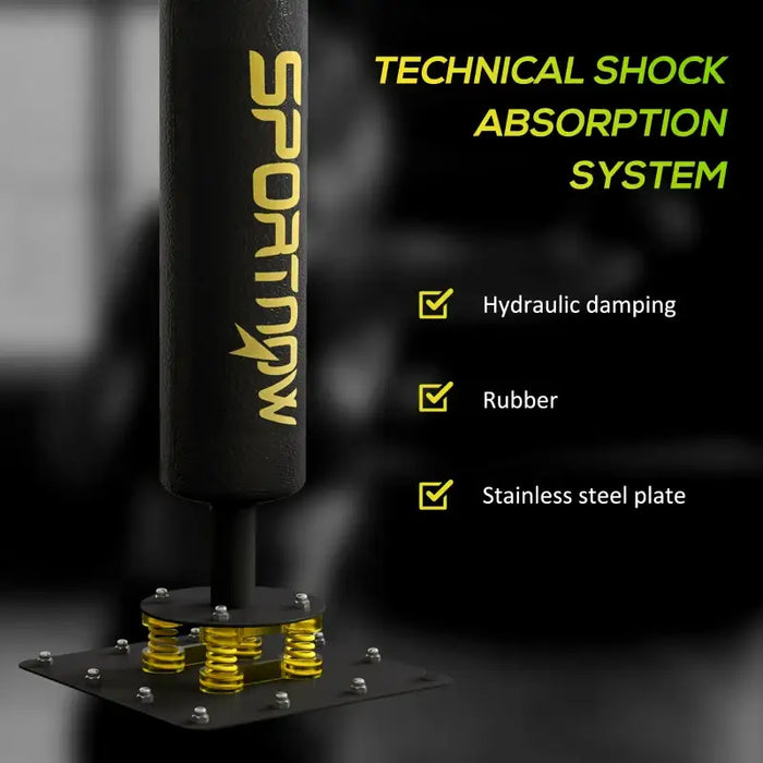 Freestanding Punching Bag with Reflex Bar | Adjustable Height 140–205cm SPORTNOW - Little and Giant Explorers SPORTNOW